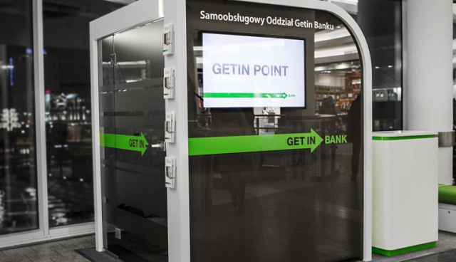 Getin Bank uruchomił w Warszawie pierwszy na polskim rynku całkowicie samoobsługowy oddział.