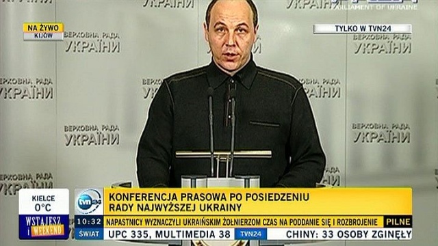 Rosyjskie oddziały opanowały bazę dywizjonu rakietowego sił powietrznych Ukrainy w Sewastopolu - donosi agencja Interfax. Nie ma informacji o rannych. Stan gotowości bojowej sił zbrojnych wprowadziła Rada Bezpieczeństwa Narodowego i Obrony Ukrainy.