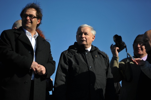 Kaczyński na budowie terminalu: Ta inwestycja powinna być jak najszybciej skończona [ZDJĘCIA, WIDEO]