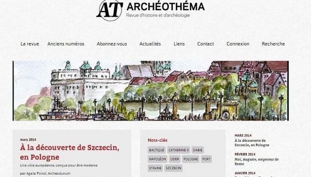 W ostatnim numerze miesięcznika Archothma Agata Poirot - autorka artykułu - opisuje historię stolicy Pomorza Zachodniego, ale też to, co dzieje się w naszym mieście aktualnie.