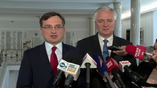Zbigniew Ziobro i Jarosław Gowin wysłali list do uczestników konwencji środowisk prawicowych organizowanej w sobotę przez Prawo i Sprawiedliwość.