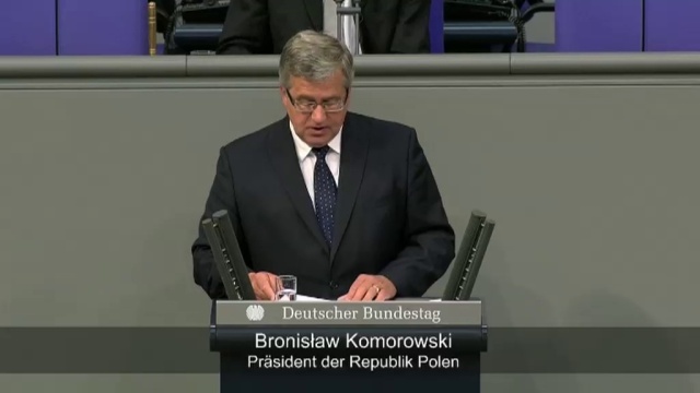 W przemówieniu z okazji 75 rocznicy wybuchu II wojny światowej zwracał uwagę, że Europa będzie się musiała zmierzyć nie tylko z tym, co dzieje się teraz na wschodzie, ale także z konfliktami w Iraku czy Syrii.