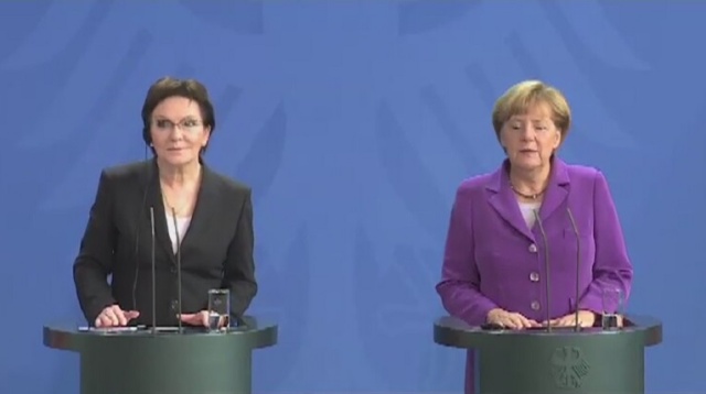 Jest między nami chemia - powiedziała kanclerz Niemiec Angela Merkel po czwartkowym spotkaniu w Berlinie z premier Ewą Kopacz.