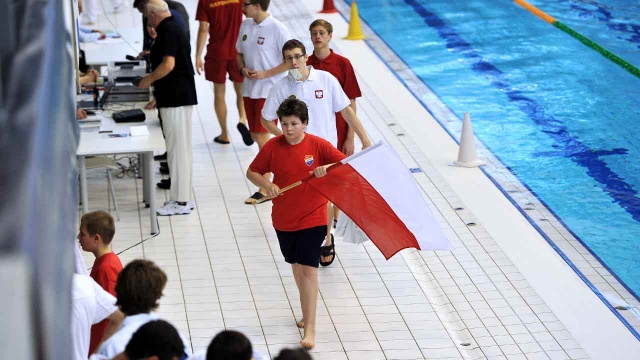 Eliminacyjny turniej ME w piłce wodnej juniorów potrwa w Szczecinie do niedzieli. Fot. Łukasz Szełemej [Radio Szczecin] Eliminacje do ME: Polscy waterpoliści przegrali z Francją [WIDEO, ZDJĘCIA]