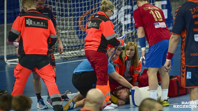 Piłkarze ręczni Pogoni Szczecin zremisowali w środę z Górnikiem Zabrze 31:31 (11:16) w przedostatniej kolejce sezonu zasadniczego rozgrywek o mistrzostwo Polski. Fot. Jarosław Gaszyński [Radio Szczecin] Dramatyczna końcówka. O miejscu przed play-offem zdecyduje ostatnia kolejka [DUŻO ZDJĘĆ, WIDEO]