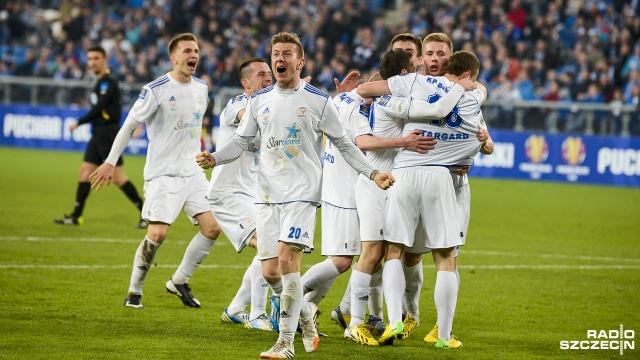 Lech Poznań - Błękitni Stargard Szczeciński 5:1. Fot. Jarosław Gaszyński [Radio Szczecin] Koniec pięknego snu Błękitnych Stargard Szczeciński [DUŻO ZDJĘĆ, WIDEO]