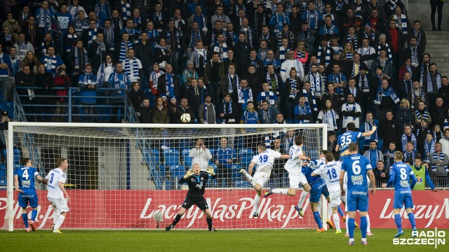 Lech Poznań - Błękitni Stargard Szczeciński 5:1. Fot. Jarosław Gaszyński [Radio Szczecin] Koniec pięknego snu Błękitnych Stargard Szczeciński [DUŻO ZDJĘĆ, WIDEO]