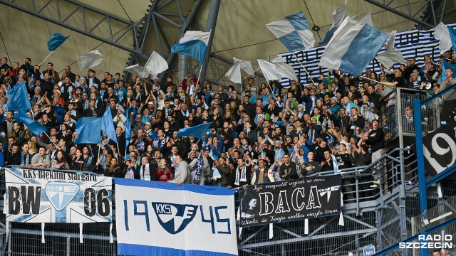 Lech Poznań - Błękitni Stargard Szczeciński 5:1. Fot. Jarosław Gaszyński [Radio Szczecin] Koniec pięknego snu Błękitnych Stargard Szczeciński [DUŻO ZDJĘĆ, WIDEO]