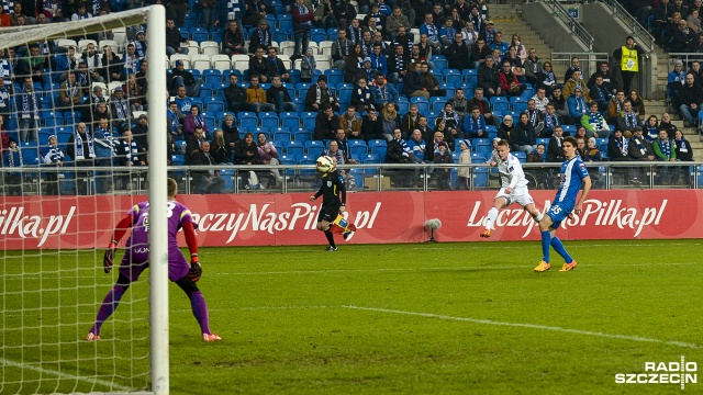 Lech Poznań - Błękitni Stargard Szczeciński 5:1. Fot. Jarosław Gaszyński [Radio Szczecin] Koniec pięknego snu Błękitnych Stargard Szczeciński [DUŻO ZDJĘĆ, WIDEO]