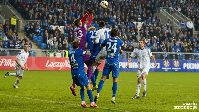 Lech Poznań - Błękitni Stargard Szczeciński 5:1. Fot. Jarosław Gaszyński [Radio Szczecin] Koniec pięknego snu Błękitnych Stargard Szczeciński [DUŻO ZDJĘĆ, WIDEO]