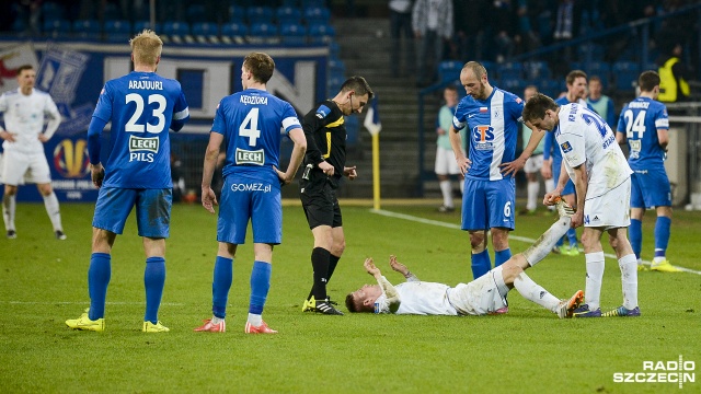 Lech Poznań - Błękitni Stargard Szczeciński 5:1. Fot. Jarosław Gaszyński [Radio Szczecin] Koniec pięknego snu Błękitnych Stargard Szczeciński [DUŻO ZDJĘĆ, WIDEO]