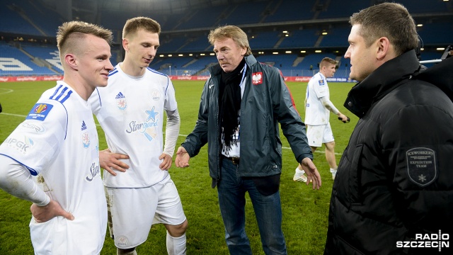 Lech Poznań - Błękitni Stargard Szczeciński 5:1. Fot. Jarosław Gaszyński [Radio Szczecin] Koniec pięknego snu Błękitnych Stargard Szczeciński [DUŻO ZDJĘĆ, WIDEO]