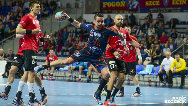 Pogoń Szczecin - Stal Mielec 28:25. Fot. Jarosław Gaszyński [Radio Szczecin] Szczypiorniści Pogoni zmiękczyli Stal i są w półfinale Mistrzostw Polski [ZDJĘCIA, WIDEO]