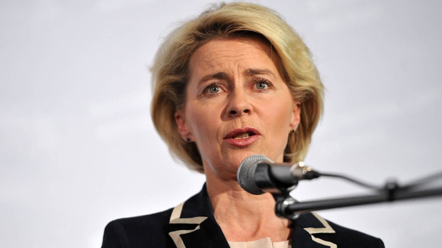 Niemiecki minister Ursula von der Leyen. Fot. Łukasz Szełemej [Radio Szczecin] Szczecin jest kluczowym punktem na mapie NATO [ZDJĘCIA, WIDEO]