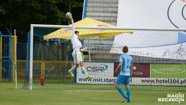 Błękitni Stargard - Termalica Bruk-Bet Nieciecza 2:1. Fot. Konrad Nowak [Radio Szczecin] Błękitni Stargard znowu zaskakują w Pucharze Polski [ZDJĘCIA]