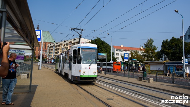 Wtorkowy test trasy Szczecińskiego Szybkiego Tramwaju. Fot. Konrad Nowak [Radio Szczecin] Pierwsze testy szczecińskiego szybkiego tramwaju [WIDEO, ZDJĘCIA]