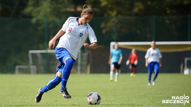 Piłkarki nożne Olimpii Szczecin przegrały na własnym stadionie z Górnikiem Łęczna 0:9. Fot. Konrad Nowak [Radio Szczecin] Nokaut w Szczecinie. Lider okazał się za mocny [ZDJĘCIA]