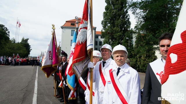 Uroczystość 35. rocznicy podpisania Porozumień Sierpniowych w Szczecinie. Fot. Konrad Nowak [Radio Szczecin] Duda: W Polsce jest zbyt wiele niesprawiedliwości [WIDEO, ZDJĘCIA]