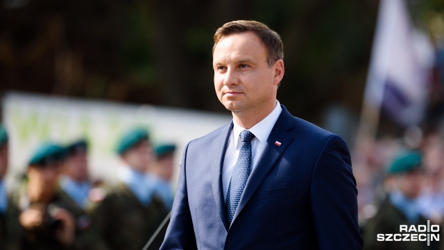 Prezydent Andrzej Duda. Fot. Konrad Nowak [Radio Szczecin] Duda: W Polsce jest zbyt wiele niesprawiedliwości [WIDEO, ZDJĘCIA]