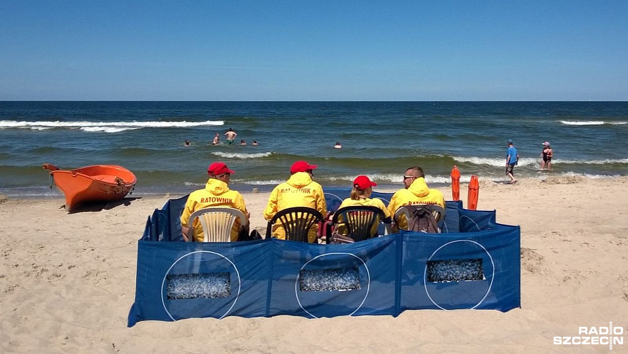 Już tylko w czwartek ratownicy będą strzegli plaż w Międzyzdrojach, Międzywodziu, Dziwnowie, Dziwnówku i Łukęcinie.