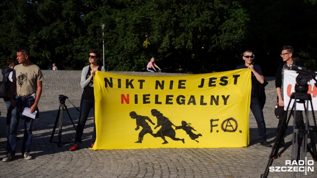 Fot. Konrad Nowak [Radio Szczecin] "Pomogę imigrantom jak tylko mogę" [WIDEO, ZDJĘCIA]