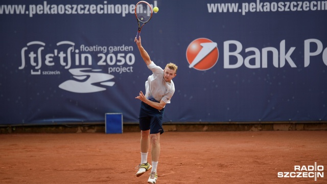 Andrey Golubev. Fot. Konrad Nowak [Radio Szczecin] Czarna środa na kortach [ZDJĘCIA]