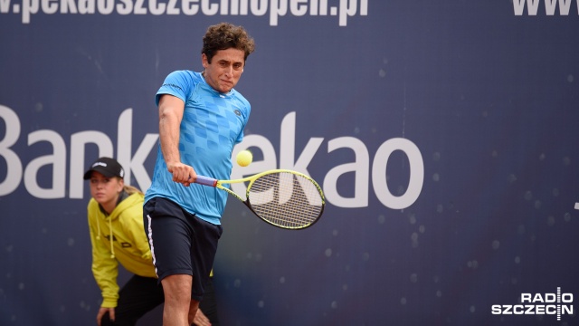 Nicolas Almagro. Fot. Konrad Nowak [Radio Szczecin] Czarna środa na kortach [ZDJĘCIA]