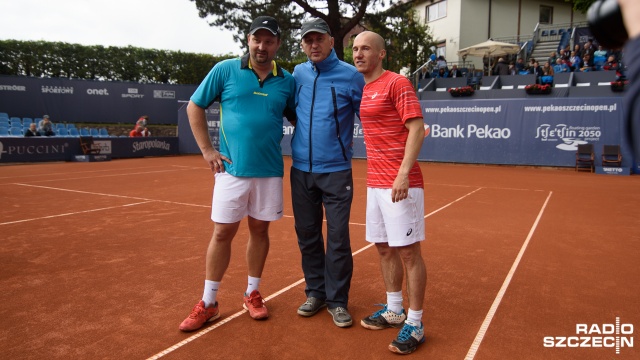 Turniej artystów na Pekao Szczecin Open. Fot. Konrad Nowak [Radio Szczecin] Najjaśniejsza gwiazda turnieju artystów [ZDJĘCIA]