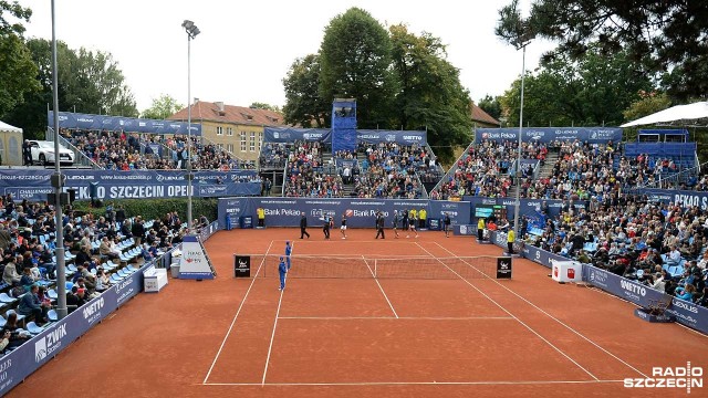 Finał Pekao Szczecin Open 2015. Fot. Łukasz Szełemej [Radio Szczecin] Struff wygrał Pekao Szczecin Open [WIDEO, ZDJĘCIA]