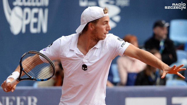 Jan-Lennard Struff został zwycięzcą tenisowego turnieju Pekao Szczecin Open. Fot. Łukasz Szełemej [Radio Szczecin] Struff wygrał Pekao Szczecin Open [WIDEO, ZDJĘCIA]