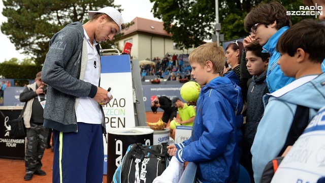 Jan-Lennard Struff został zwycięzcą tenisowego turnieju Pekao Szczecin Open. Fot. Łukasz Szełemej [Radio Szczecin] Struff wygrał Pekao Szczecin Open [WIDEO, ZDJĘCIA]