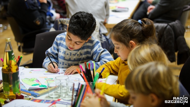 Spotkanie powitalne zorganizowały we wtorek władze przygranicznej gminy. Fot. Konrad Nowak [Radio Szczecin] Niewielu chętnych, by pomagać uchodźcom w Löcknitz [ZDJĘCIA]