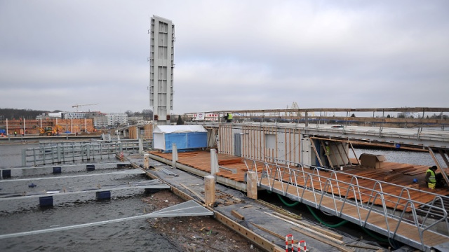 Most zwodzony między Łasztownią a Wyspą Grodzką pomyślnie przeszedł pierwszą kluczową próbę.