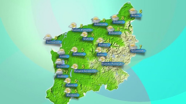 Sobota w regionie zapowiada się deszczowo i pochmurnie. Temperatury do 5 do 8 stopni Celsjusza.