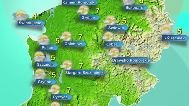W środę w województwie nie powinno padać, ale termometry pokażą najwyżej siedem stopni powyżej zera. Będzie też raczej pochmurno.