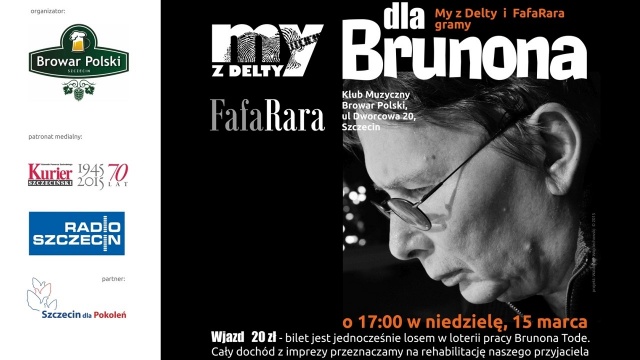 W niedzielę w szczecińskim Browarze Polskim odbędzie się charytatywny koncert na rzecz szczecińskiego artysty.