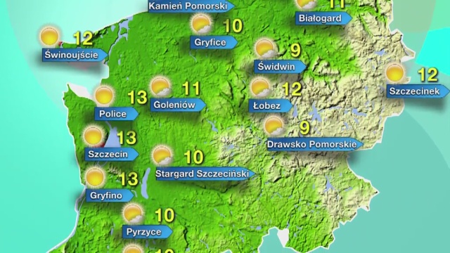 Termometry pokażą do 13 stopni powyżej zera, nie będzie również padać.