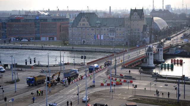 Od poniedziałku koniec utrudnień na Moście Długim w Szczecinie.