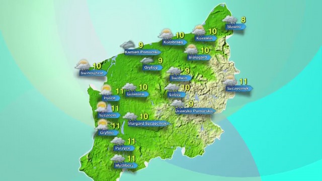 Spore ochłodzenie czeka mieszkańców województwa. Temperatura w oscylować będzie między 8 a 11 stopni Celsjusza.