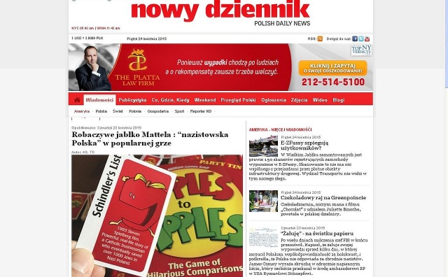 Kolejny zgrzyt na linii Stany Zjednoczone - Polska. W grze edukacyjnej największy amerykański producent zabawek firma Mattel uczy dzieci i dorosłych o nazistowskiej Polsce.