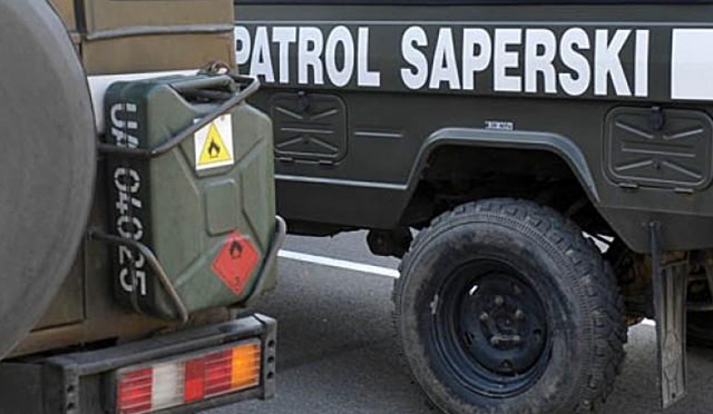 Saperzy zniszczyli fragment bomby lotniczej z czasów II wojny światowej na poligonie w Drawsku.