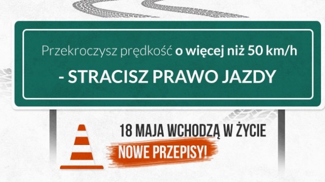 Przekroczysz prędkość w terenie zabudowanym o 50 kmh - stracisz prawo jazdy na trzy miesiące. Jedziesz nietrzeźwy za kierownicą - zapłacisz nie mniej niż pięć tysięcy złotych, zaparkujesz na miejscu dla niepełnosprawnych - zapłacisz 500 zł, ale jeśli na nie swoją kartę to już 800 złotych. O północy wszedł w życie nowy taryfikator mandatów.