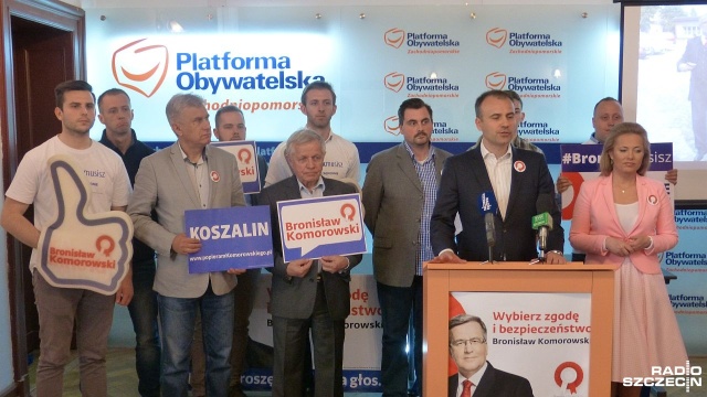 Znaczna część wyborców Pawła Kukiza zagłosuje na Bronisława Komorowskiego - tak przekonywał na konferencji prasowej podsumowującej kampanię wyborczą senator Platformy Obywatelskiej.