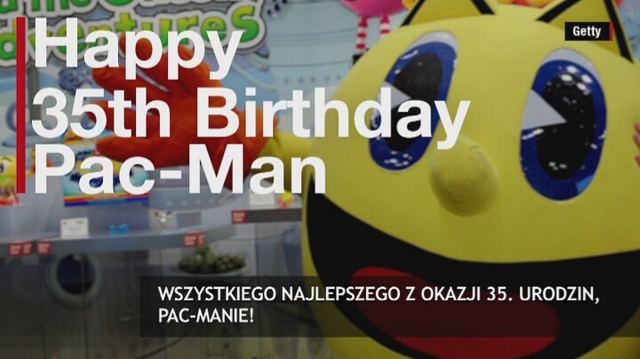 Powstał w Tokio 35 lat temu, ale dziś zna go niemal każdy gracz komputerowy na świecie. To żółta piłeczka, czyli słynny Pac-Man, który w tym roku ma swój jubileusz.