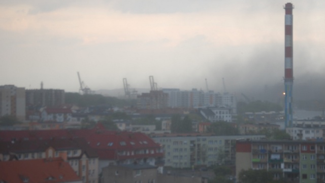 Burza węglowa przeszła w czwartek późnym wieczorem nad Świnoujściem.