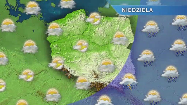 Niedziela zapowiada się wyjątkowo pogodnie. Temperatura w regionie oscylować będzie w okolicach 16-19 stopni Celsjusza.