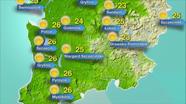 Na termometrach do 26 stopni. W regionie nie powinno również padać.