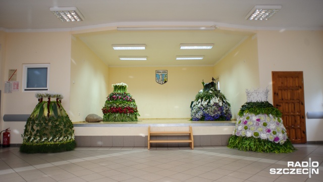 Zamiast jedwabiu, koronki i tiulu są róże, margaretki oraz liście - suknie z żywych kwiatów stworzyły florystki ze Szczecina. Czterem paniom wykonanie czterech kreacji zajęło trzy dni. Zużyły setki kwiatów. Np. jeden gorset jest zrobiony z ok. 80 kalii.