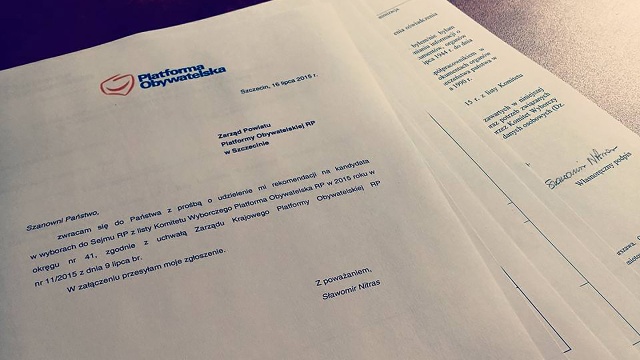 Sławomir Nitras chce być kandydatem Platformy Obywatelskiej do sejmu. Doradca do spraw politycznych premier Ewy Kopacz poinformował o tym na swoim Facebookowym profilu.