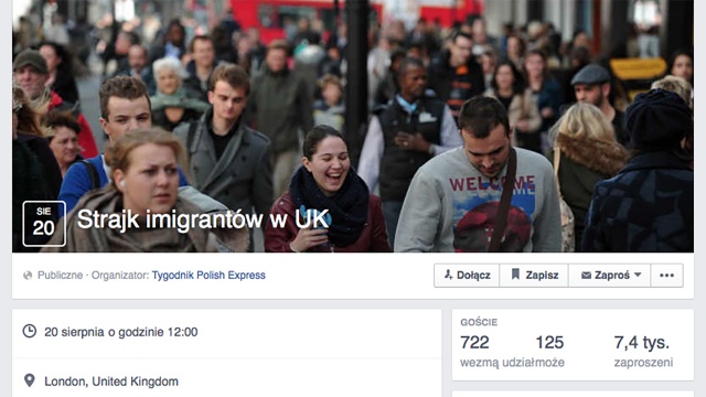 Jak wyglądałoby życie bez imigrantów Chcą to sprawdzić Polacy mieszkający w Wielkiej Brytanii, dlatego organizują jednodniowy strajk.